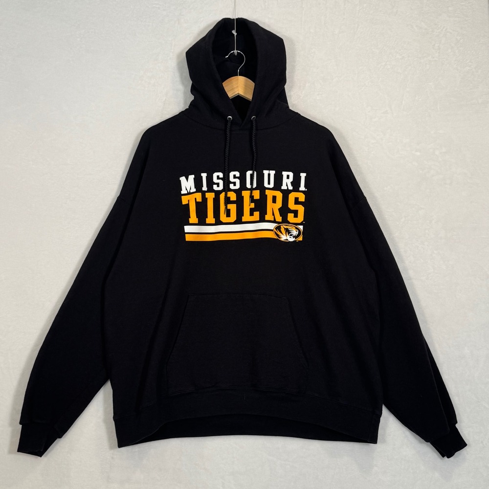 Hanes Black Missouri Tigers Hoodie 2XL
